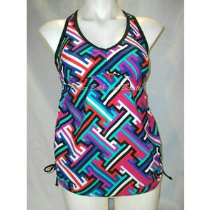 Liz Lange Target Maternity Tankini Pregnancy Swim Suit Top SMALL NWOT